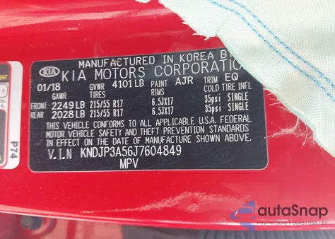 2018 Kia Soul + из США, поврежденный, VIN KNDJP3A56J7604849